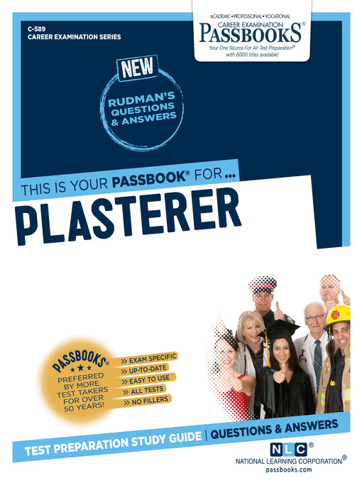 Title details for Plasterer by National Learning Corporation - Available
